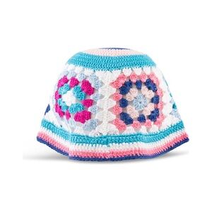 NWT MC2 Saint Barth Crochet Bucket Hat Multicolor
